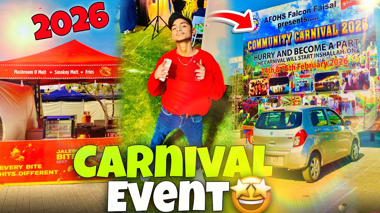 Community carnival event 2026 bhout maza🤩 aya full 109 seen tha 😱