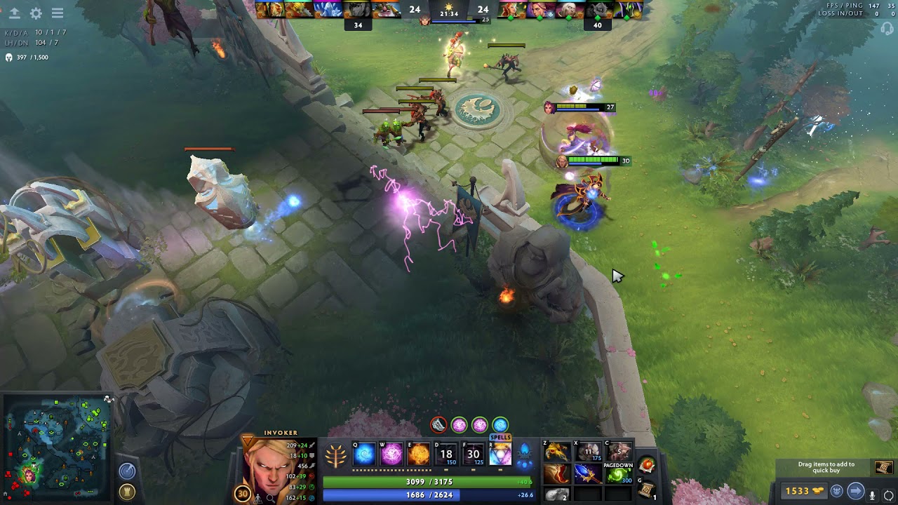 Invoker 7.29 Wombo Combo