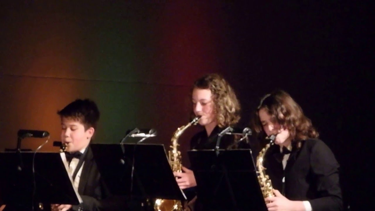swinging saxophones