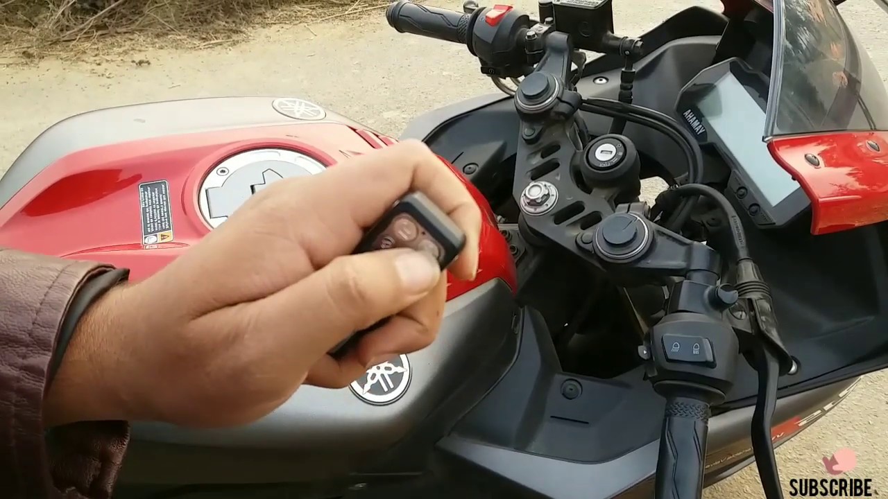 R15 v3.o ✔️ Remote lockinG ™⛓️,How to Install ,and safe , All bike