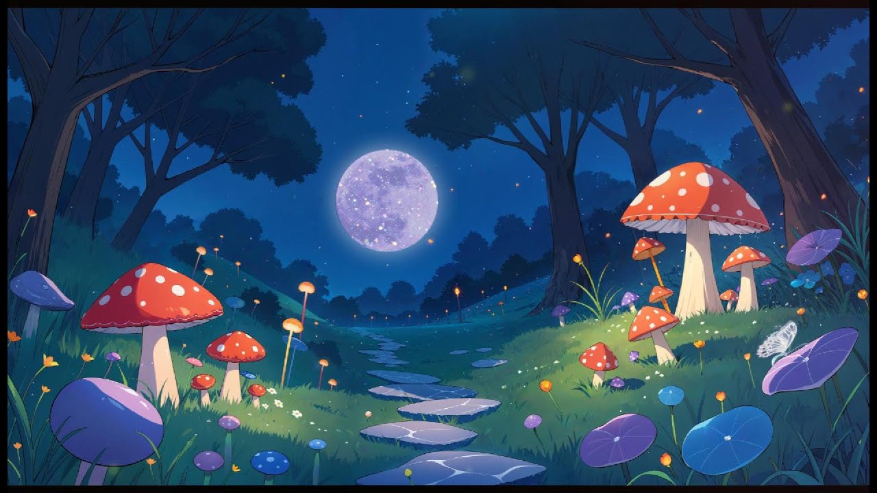 midnight fairy garden | enchanted lofi to read & relax