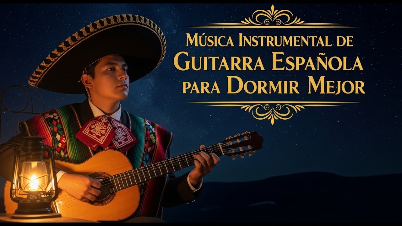 Música Sanadora de Guitarra Española 🌙 Relajación Profunda para Dormir