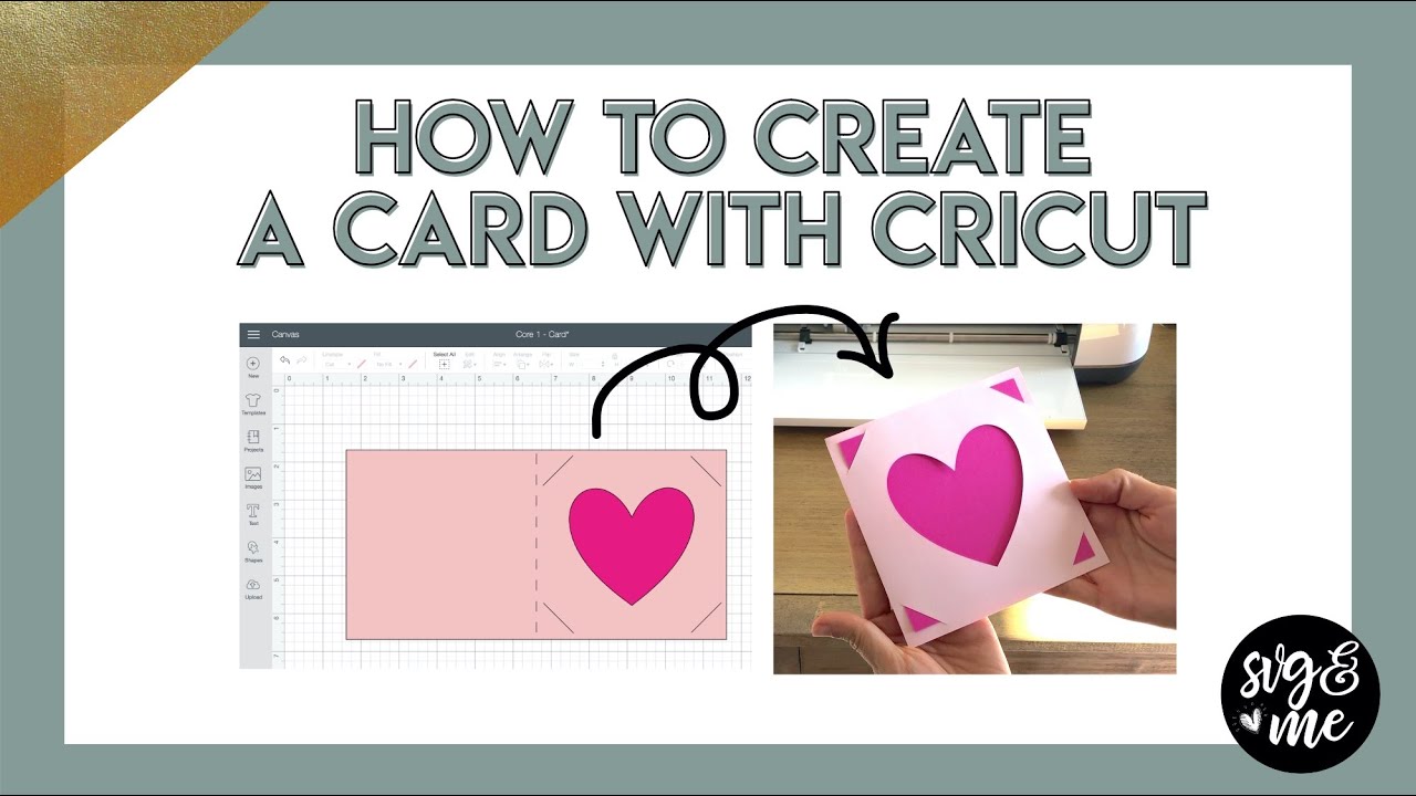 Cricut Design Space Card Tutorial for Beginners!
