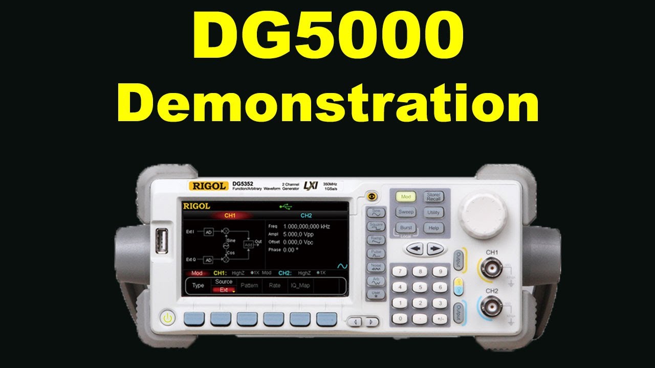 RIGOL DG5000 Waveform Generator on DSA815-TG