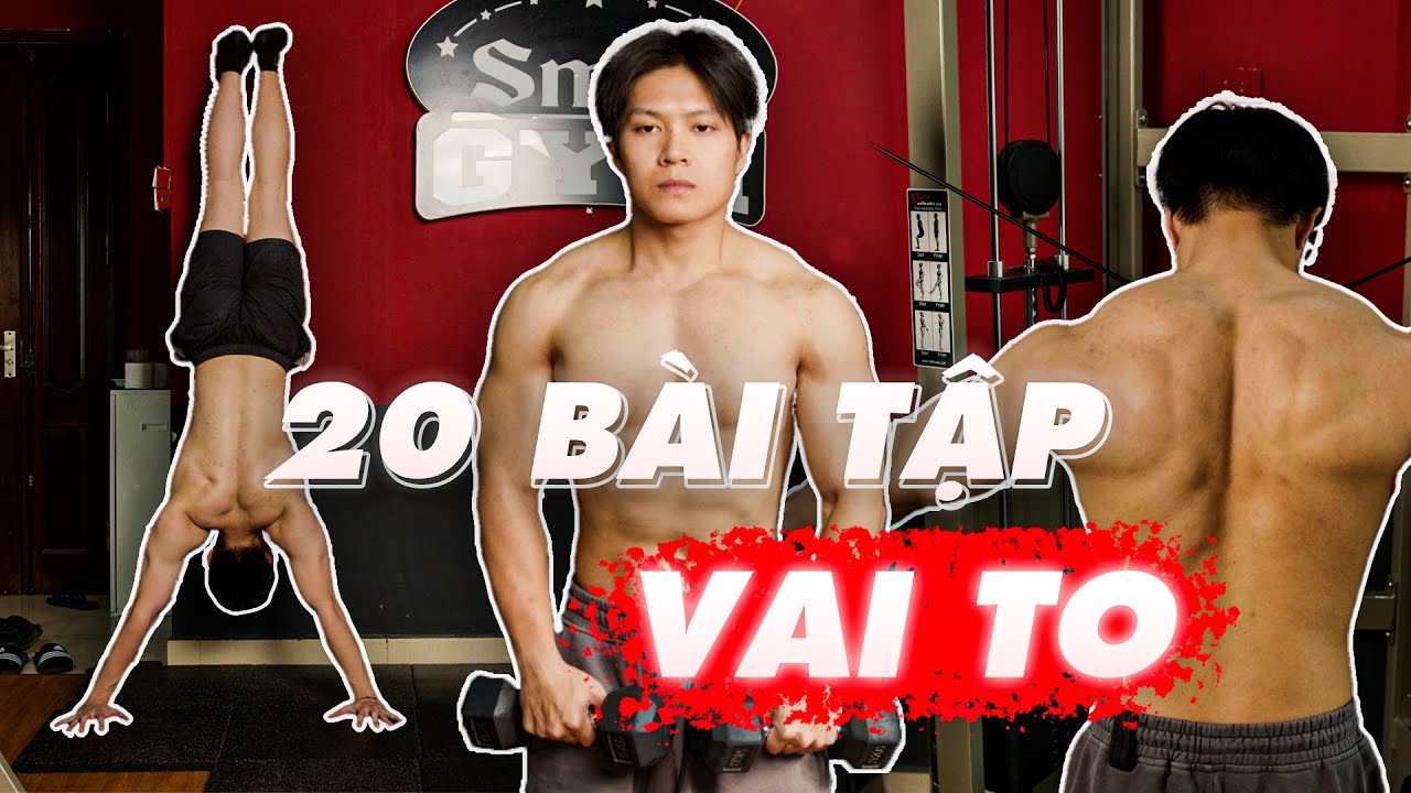 20 Chiến Thuật tập VAI với tất cả những thứ bạn có thể thấy trong Phòng Tập | SmallGym