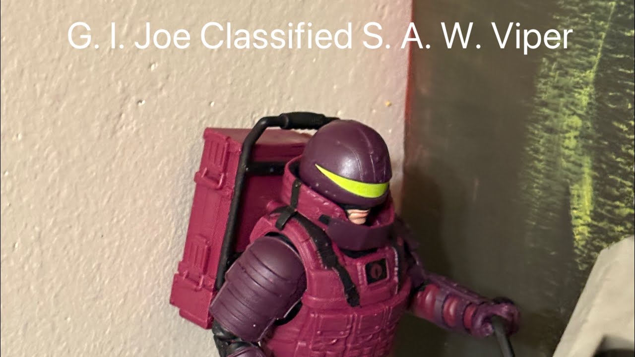 G. I. Joe Classified Series #147 S. A. W. Viper Review