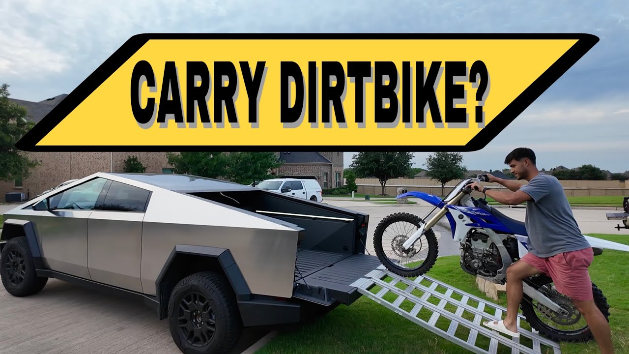 Can the Tesla Cybertruck Haul Motorcycles/Dirtbikes?