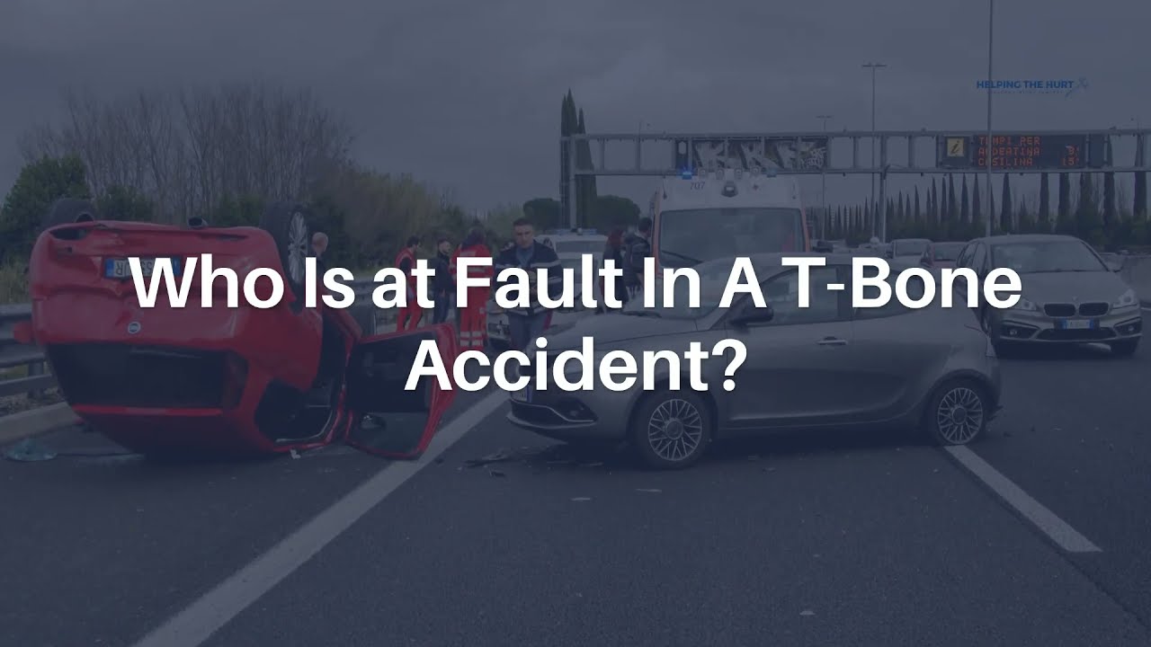 Who Is at Fault In A T Bone Accident?