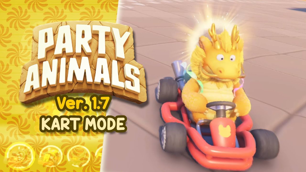 Party Animals 1.7 | Kart Mode  5 Laps / Default Kart