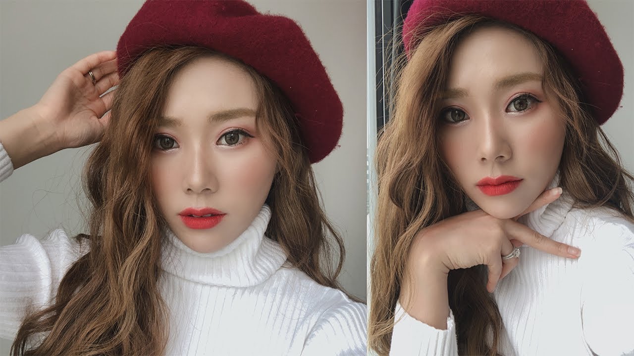 VLOGMAS #3 SOFT KOREAN-INSPIRED CHRISTMAS MAKEUP | MONGABONG