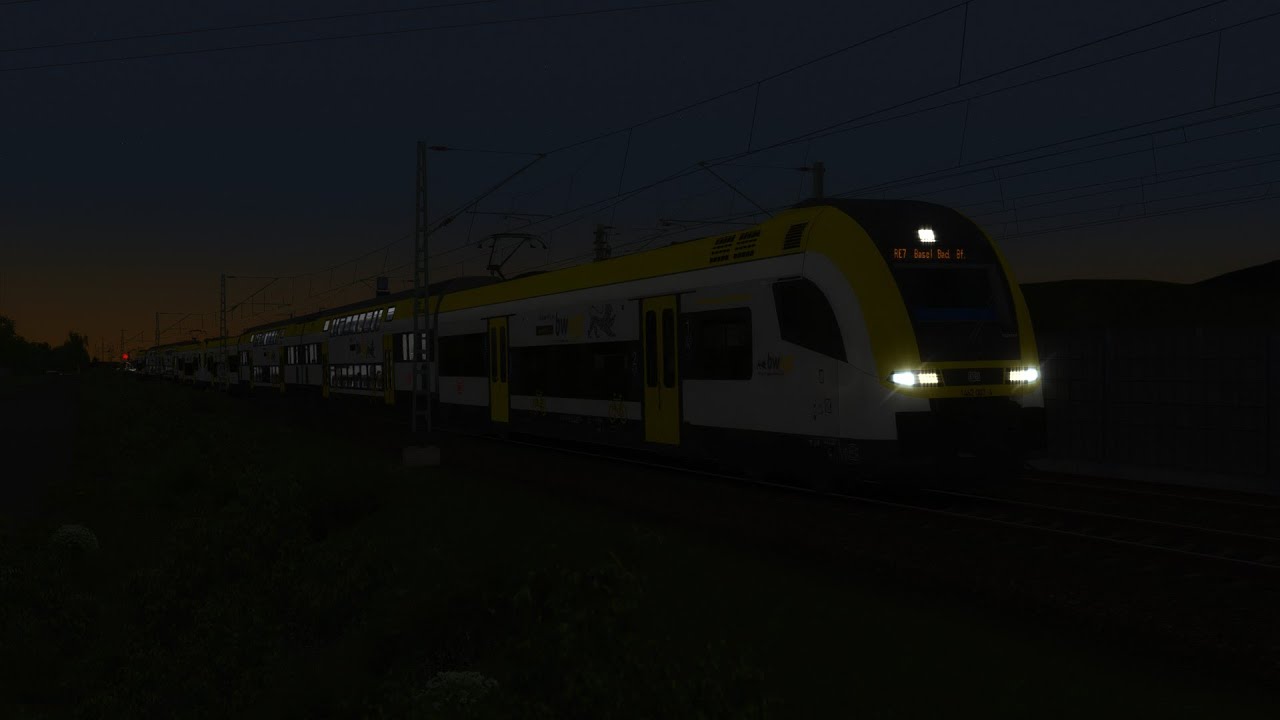 [Train Simulator Classic #10] RE 7 (17023) Freiburg (Brsg) Hbf -  Basel Bad Bf | Siemens Desiro HC