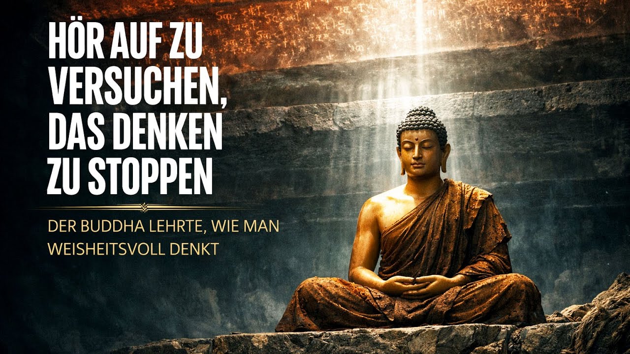 Hör Auf Zu Versuchen, Das Denken Zu Stoppen — Der Buddha Lehrte, Wie Man Weisheitsvoll Denkt