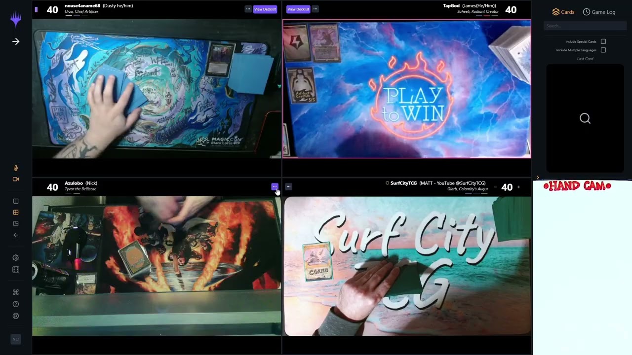 ROBOT INVASION! 😱 GLARB EDH Gameplay vs Urza, Saheeli, Tyvar MTG Deck Tech Guide Bracket 4 Frog BLB