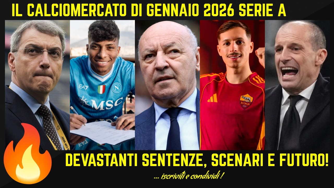 🔥 CALCIOMERCATO GENNAIO 2026 PROCESSO E DEVASTO INTER MILAN JUVE ROMA LAZIO BOLOGNA NAPOLI SFOGHI!