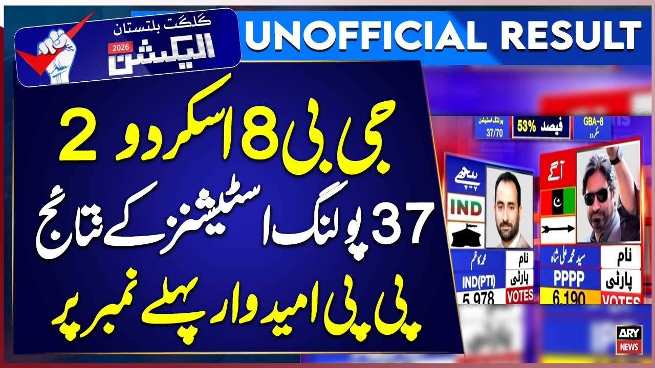 GB-8 Skardu-II: PPP Candidate Leads in Unofficial Results from 37 Polling Stations | Breaking News