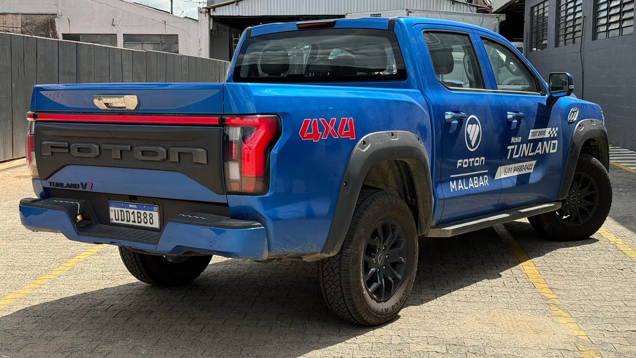 NOVA TUNLAND V7 2026 A PICAPE 4X4 TURBO DIESEL HIBRIDA IMPRESSIONA PELO TAMANHO, LUXO E PREÇOS!!!