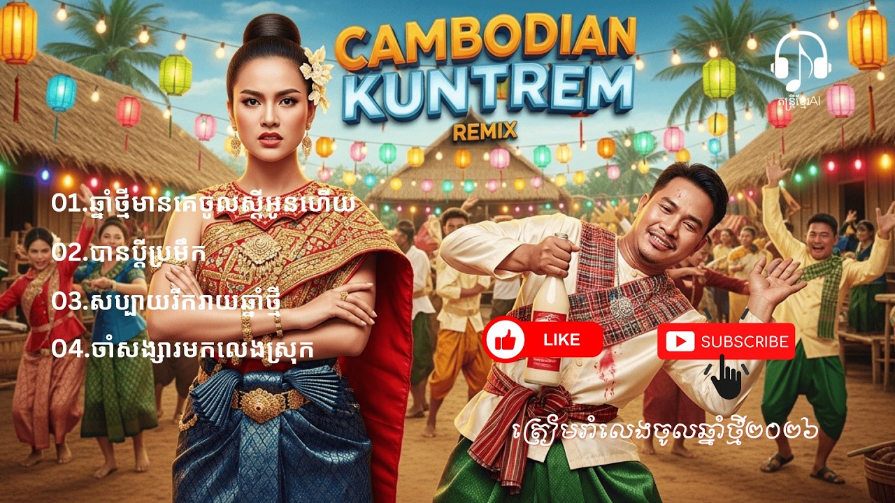 ឆ្នាំថ្មីមានគេចូលស្តីអូនហើយ #បទភ្លេងថ្មី #ចូលឆ្នាំថ្មី #បទភ្លេងខ្មែរ #កន្រ្តឹម #khmernewyear2026