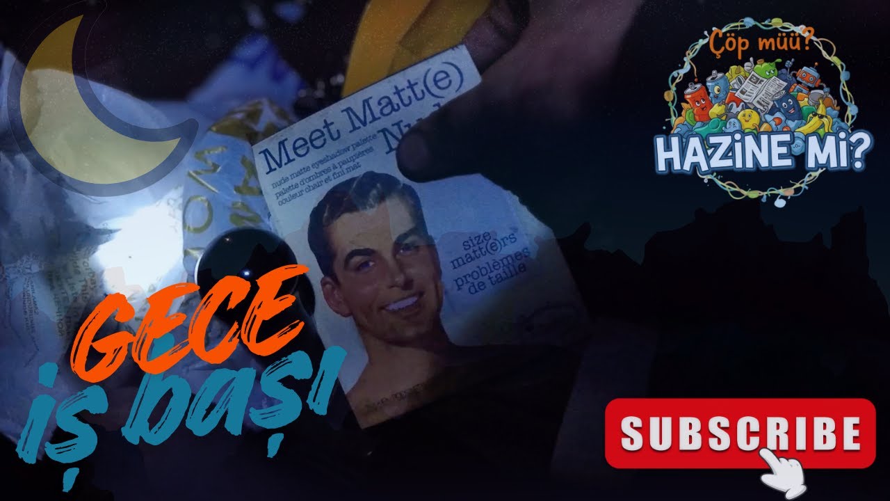 Gece İş Başında! 🌙 Çöp Çöp Dolaştık, Değerli Eşyalar Aradık ♻️