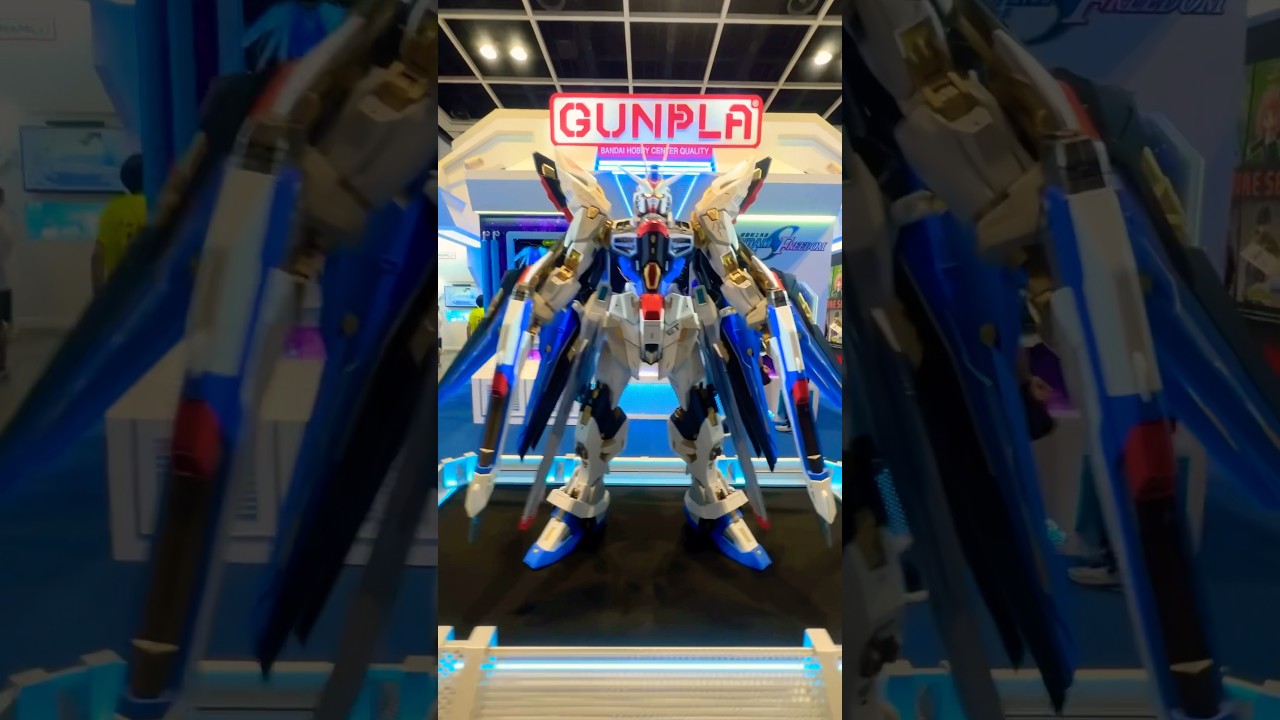 Strike Freedom Gundam Statue #strikefreedom #gundamseedfreedom #acghk2024