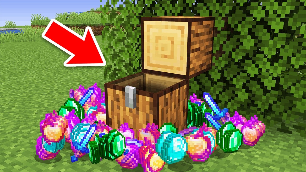 Minecraft, But Trees Are Chests...