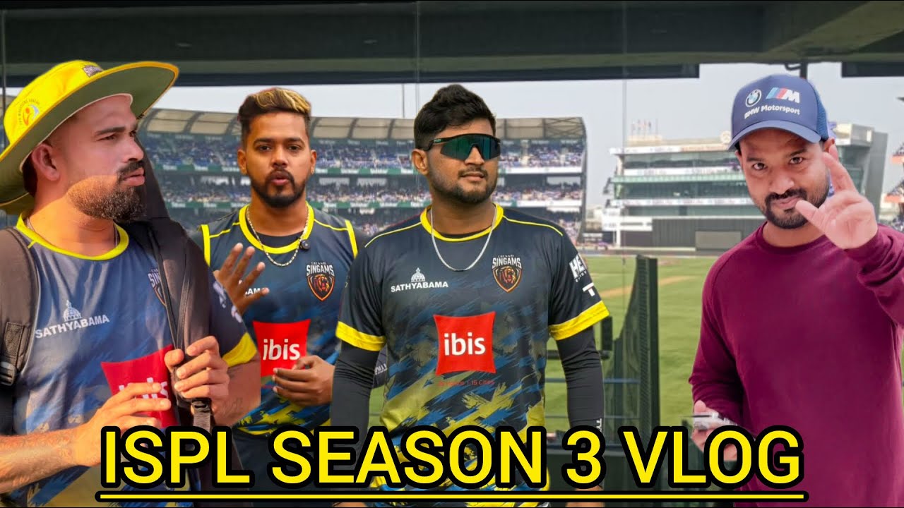 ISPL Season 3 Vlog| Boundary Breakers |Surat|Lalbhai Contractor Stadium 