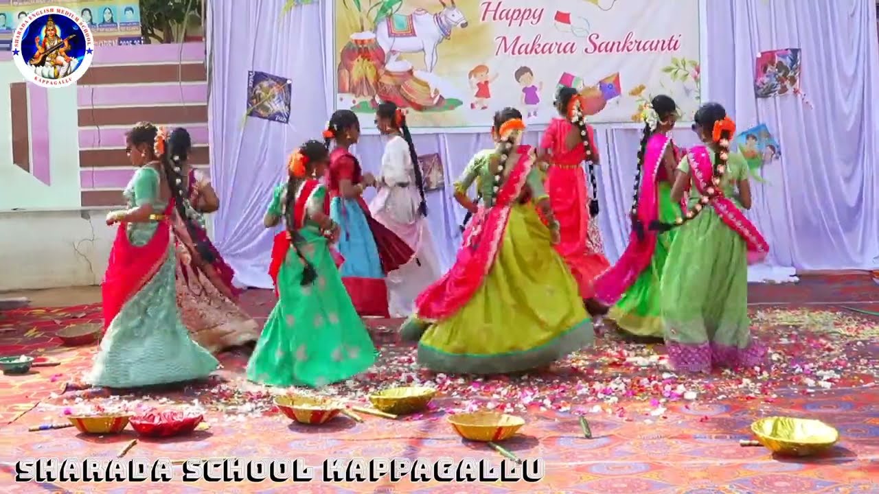 SANKRANTI FEST Dance by 8th Grade Girls 