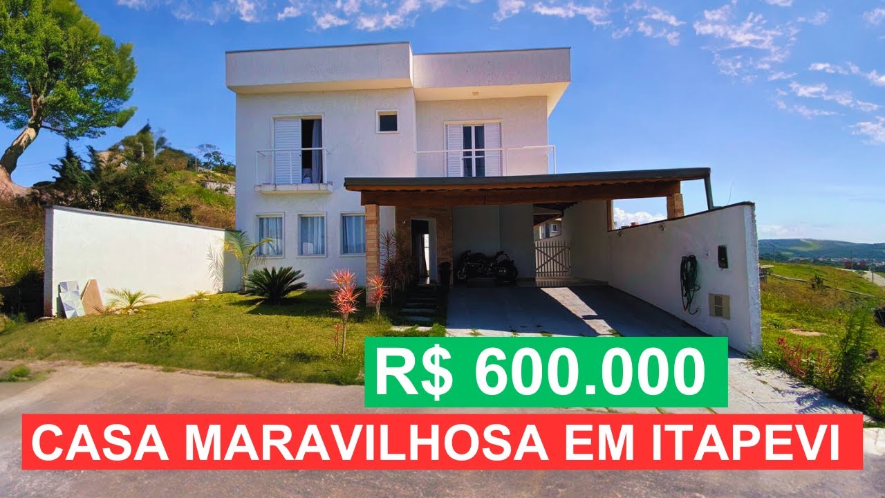 CASA ESPETACULAR EM ITAPEVI - CONDOMÍNIO RESERVA ROSELÂNDIA - APENAS R$ 600.000