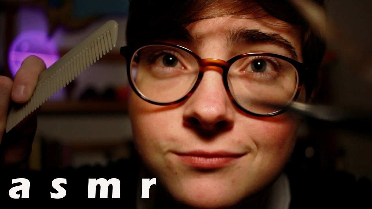 ASMR Haircut Roleplay - Snips, Clips, Whispers and Personal Attention