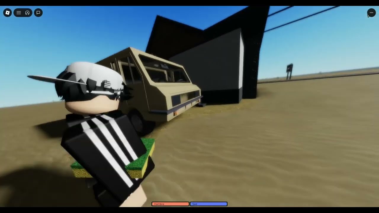 Jugando a Roblox con un amigo