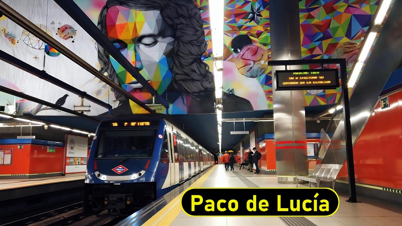 Metro Station Paco de Lucía - Madrid 🇪🇸 - Walkthrough 🚶