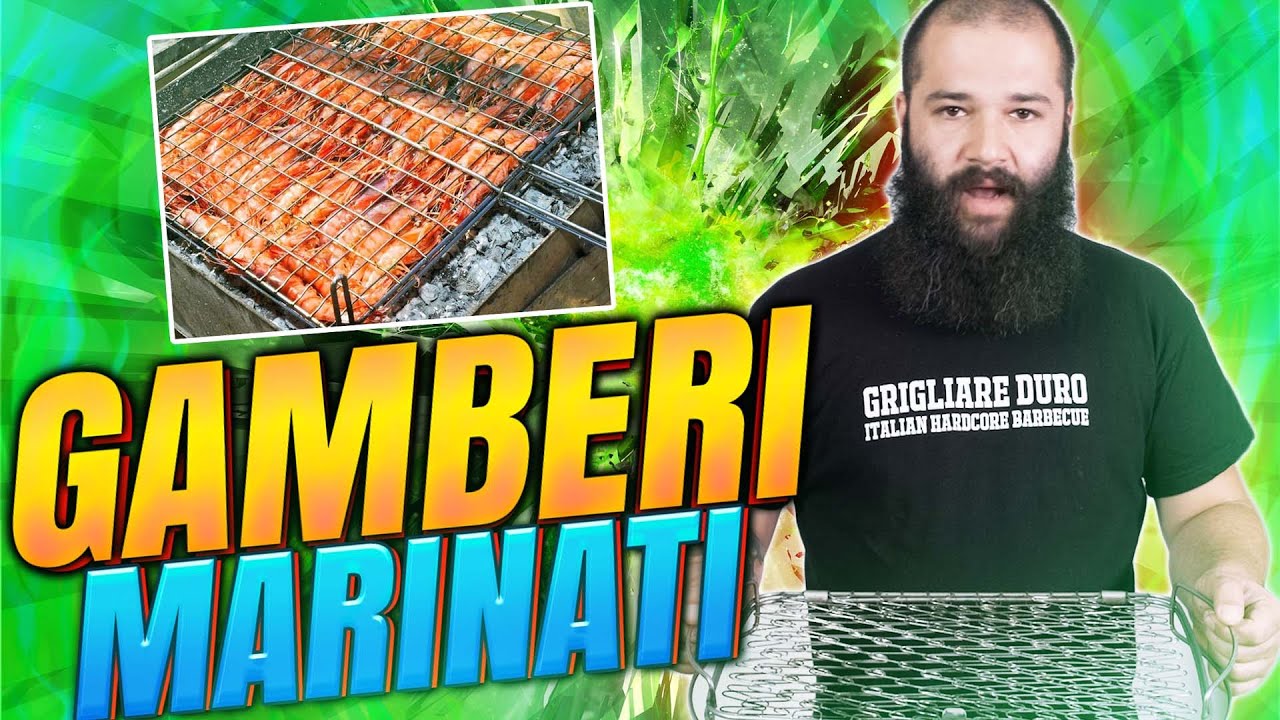 Gamberi Grigliati Marinati con Salsa di Soia | Gamberi alla Griglia | Grigliare Duro