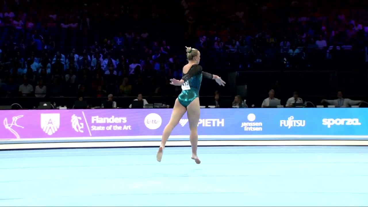 WHITEHEAD Emily (AUS)_2023 Artistic Worlds, Antwerp (BEL)_Qualifications_Floor Exercise
