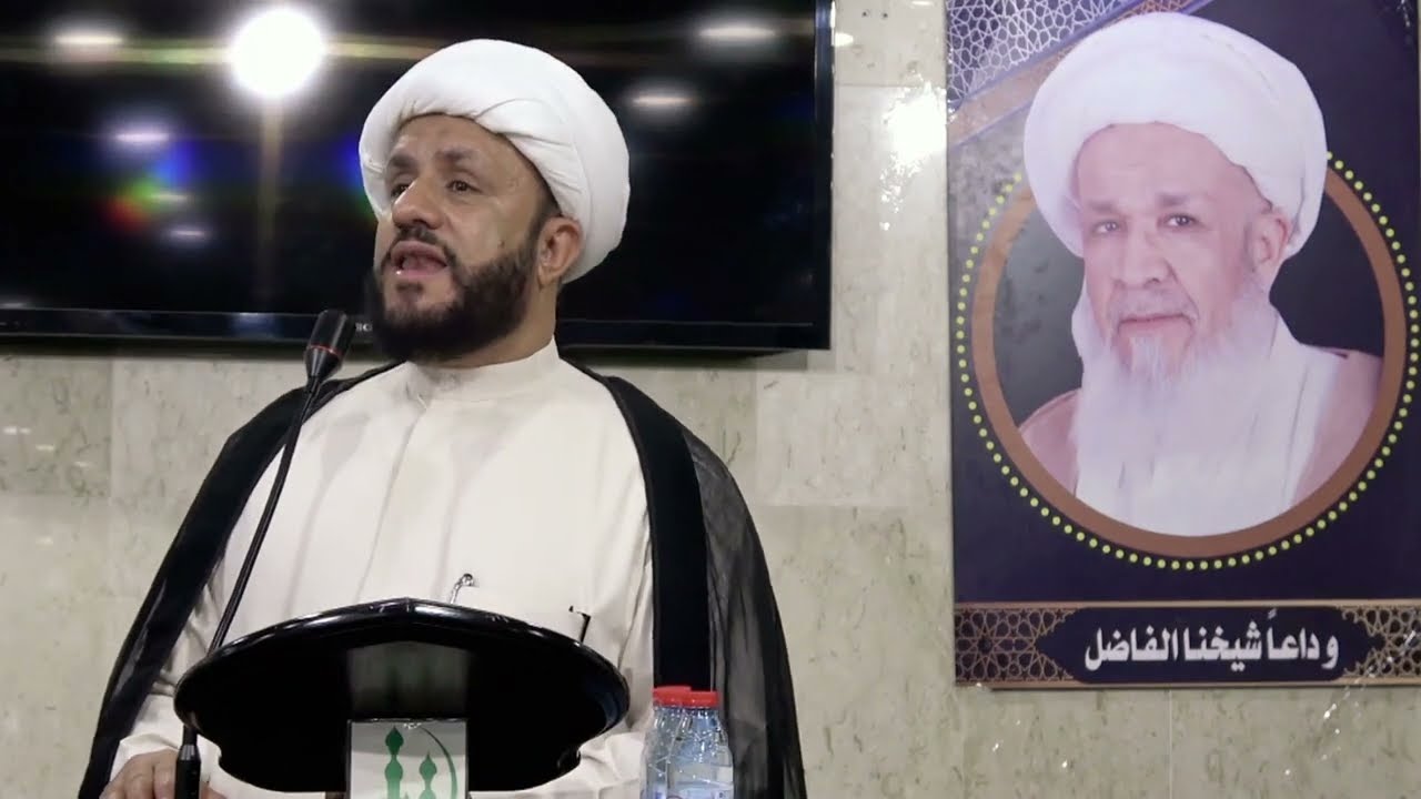 كلمة سماحة الشيخ عبدالجليل السمين | جامع الامام الحسين (ع) بالخرس - المبرز | تأبين العلامة البطاط