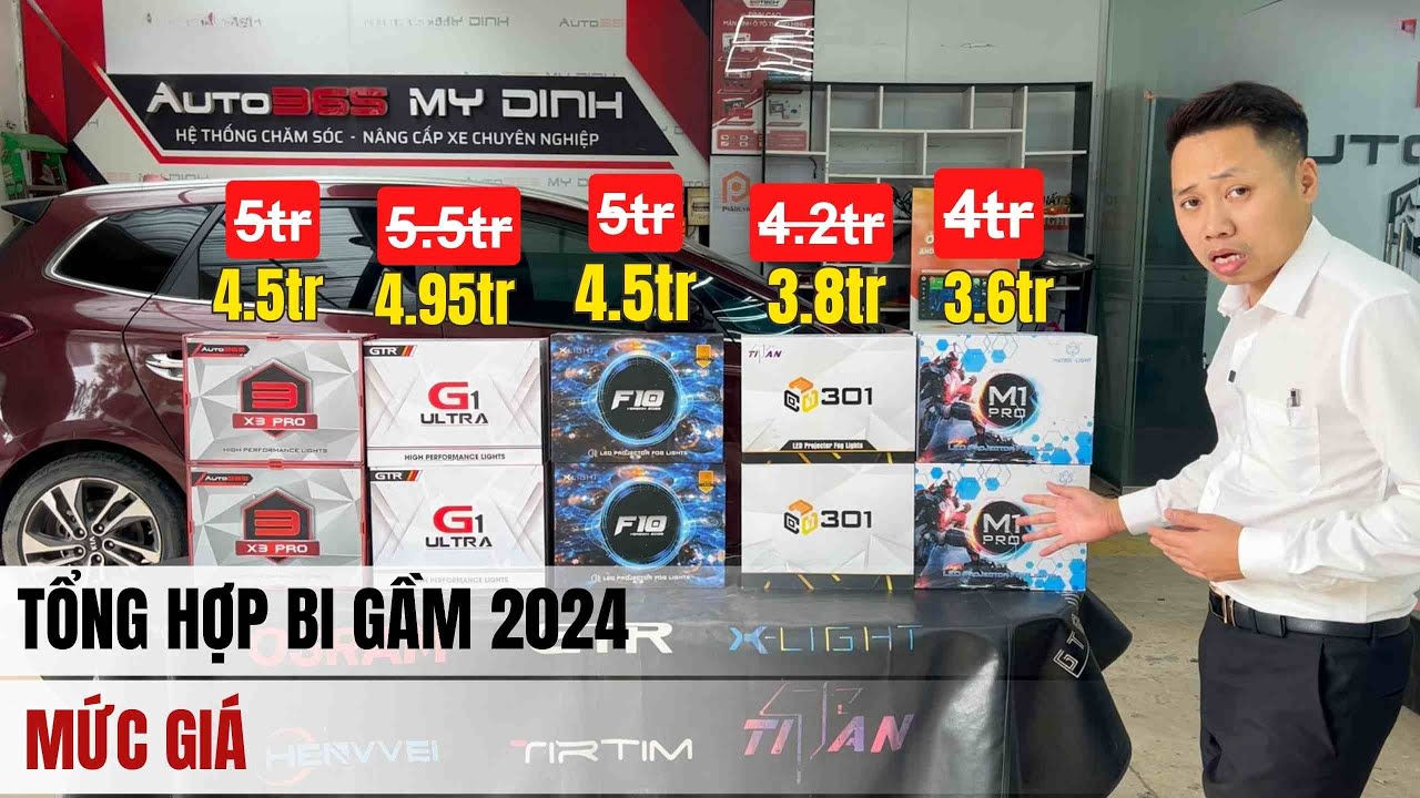 Tổng hợp bi gầm 2024, Mức giá bi gầm? Tư vấn chọn đèn gầm gầm chuyên nghiệp.