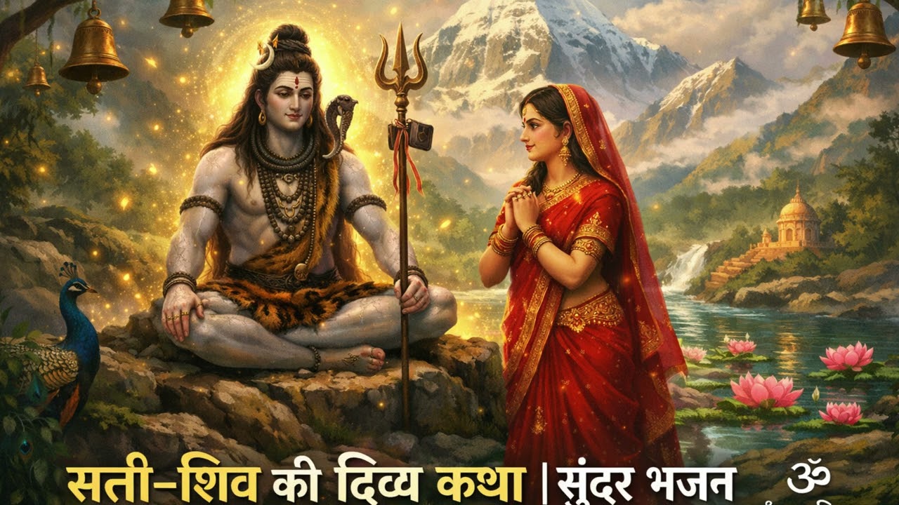 सती–शिव की दिव्य कथा | सुंदर भजन | Om Namah Shivaya भजन