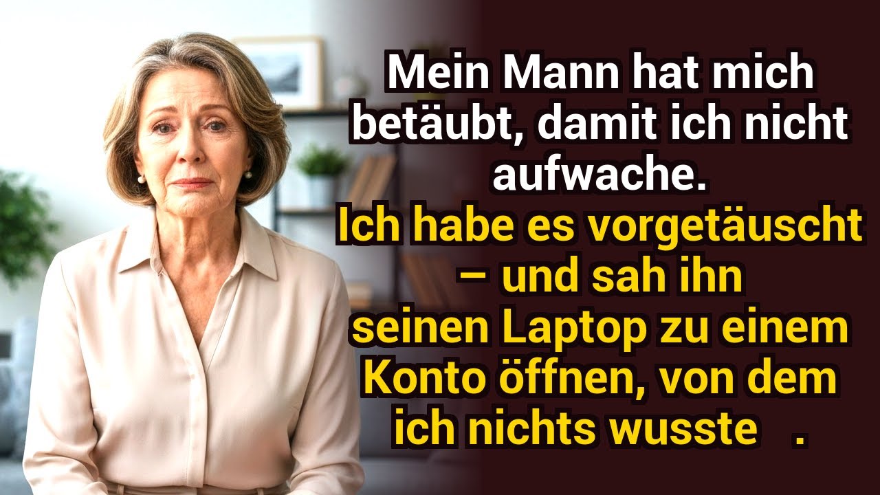 Mein Mann betäubte mich, damit ich schlafe. Ich stellte mich schlafend — und sah ihn ein geheimes Ko