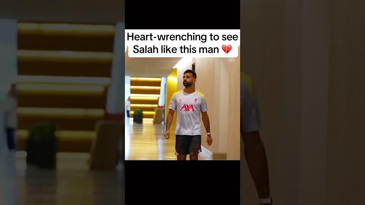 Mo Salah mourning the loss of his friend Diogo Jota 💔#YNWA #LFC #Liverpool #Fyp #explore #shorts