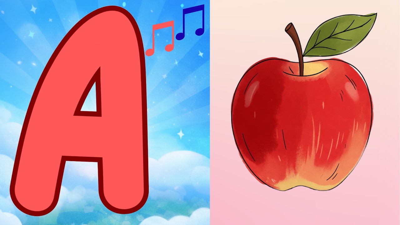 ABC Phonics Song A to Z 🎶 | Learn Letters & Words | Fun Alphabet Song for Kids