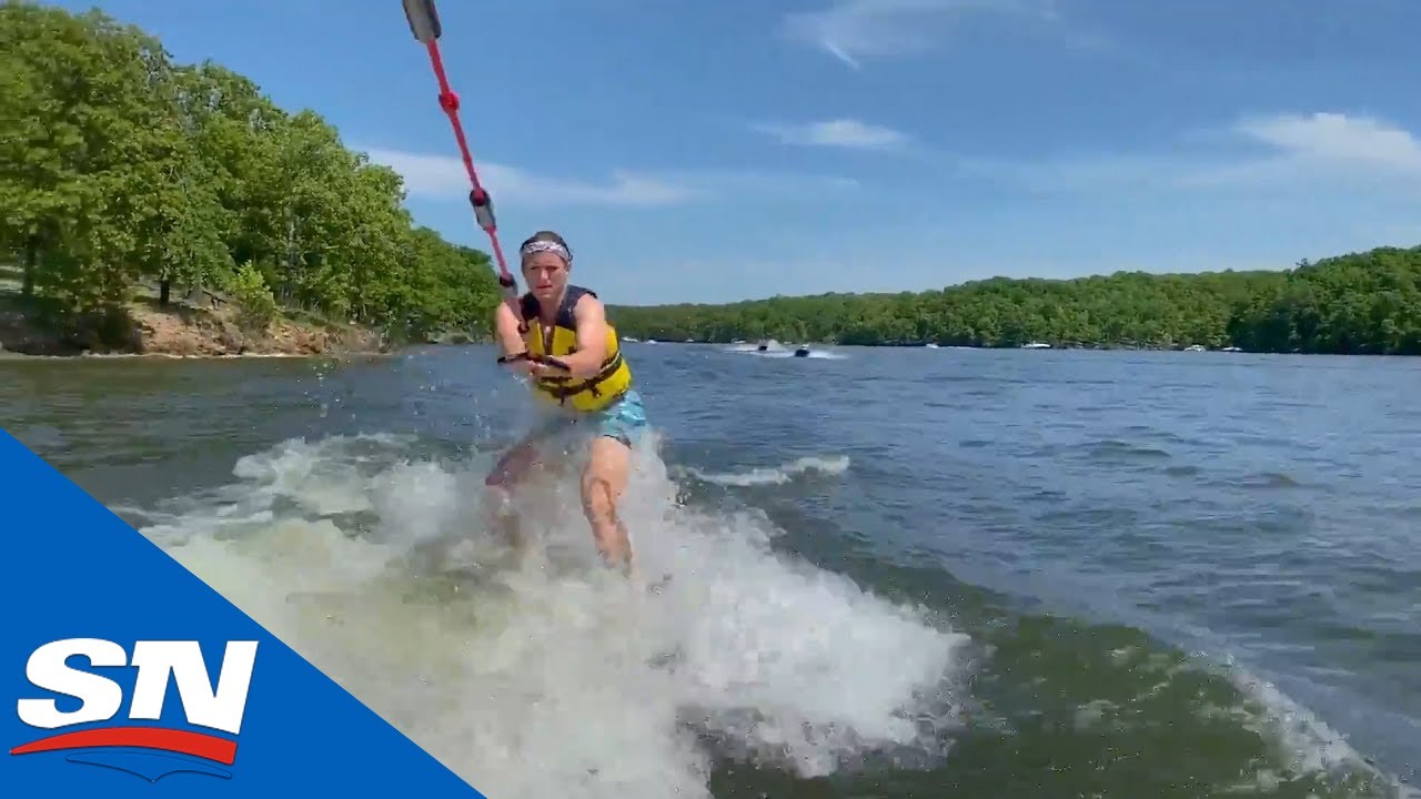 Stuck With The Tkachuks: Taking To The Lake For Some Wakesurfing