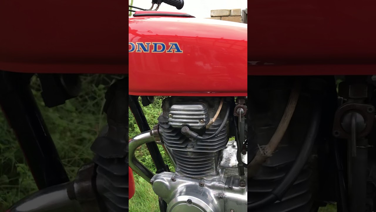 HONDA CJ250T 始動 外観