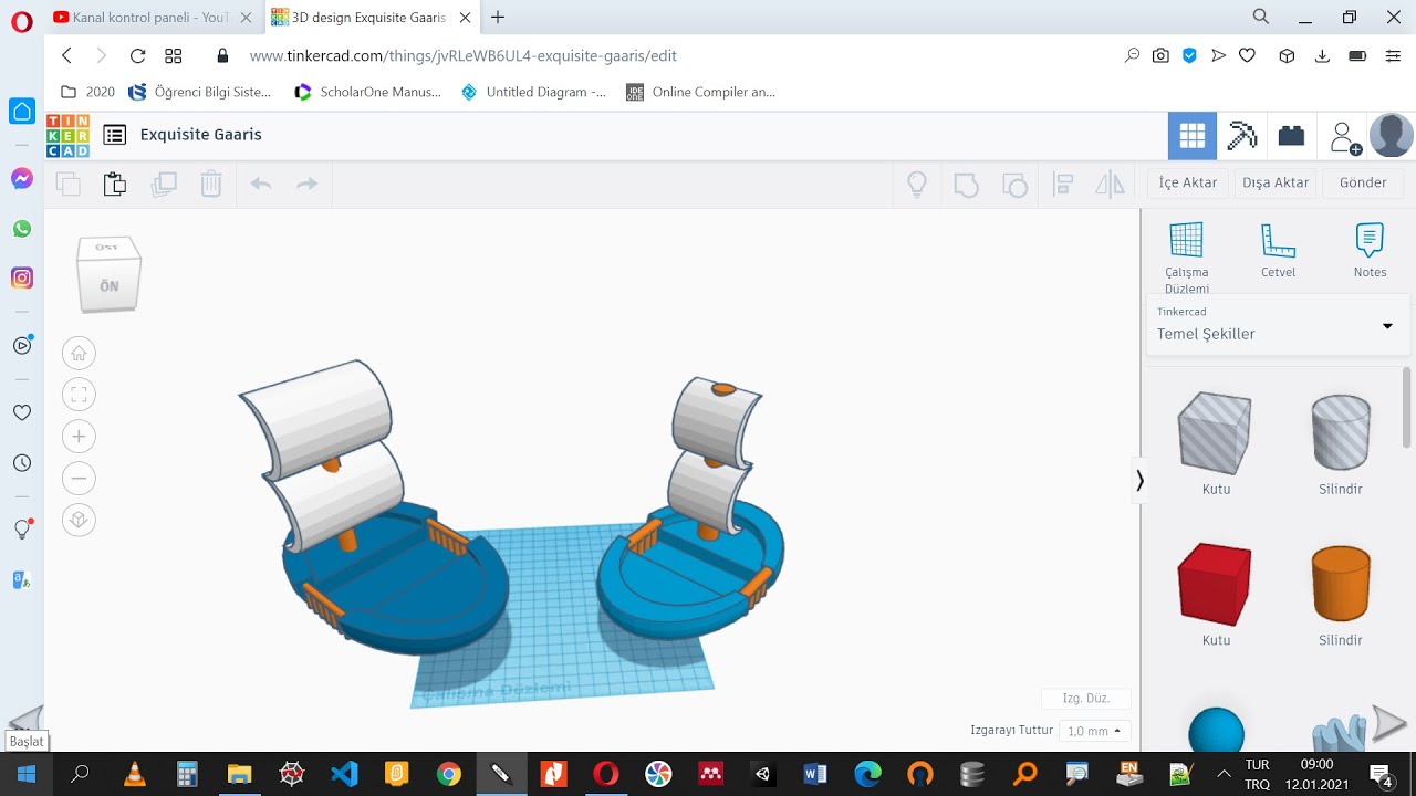 Tinkercad dersleri 10: Gemi yapımı (Make Simple Ship with Tinkercad)