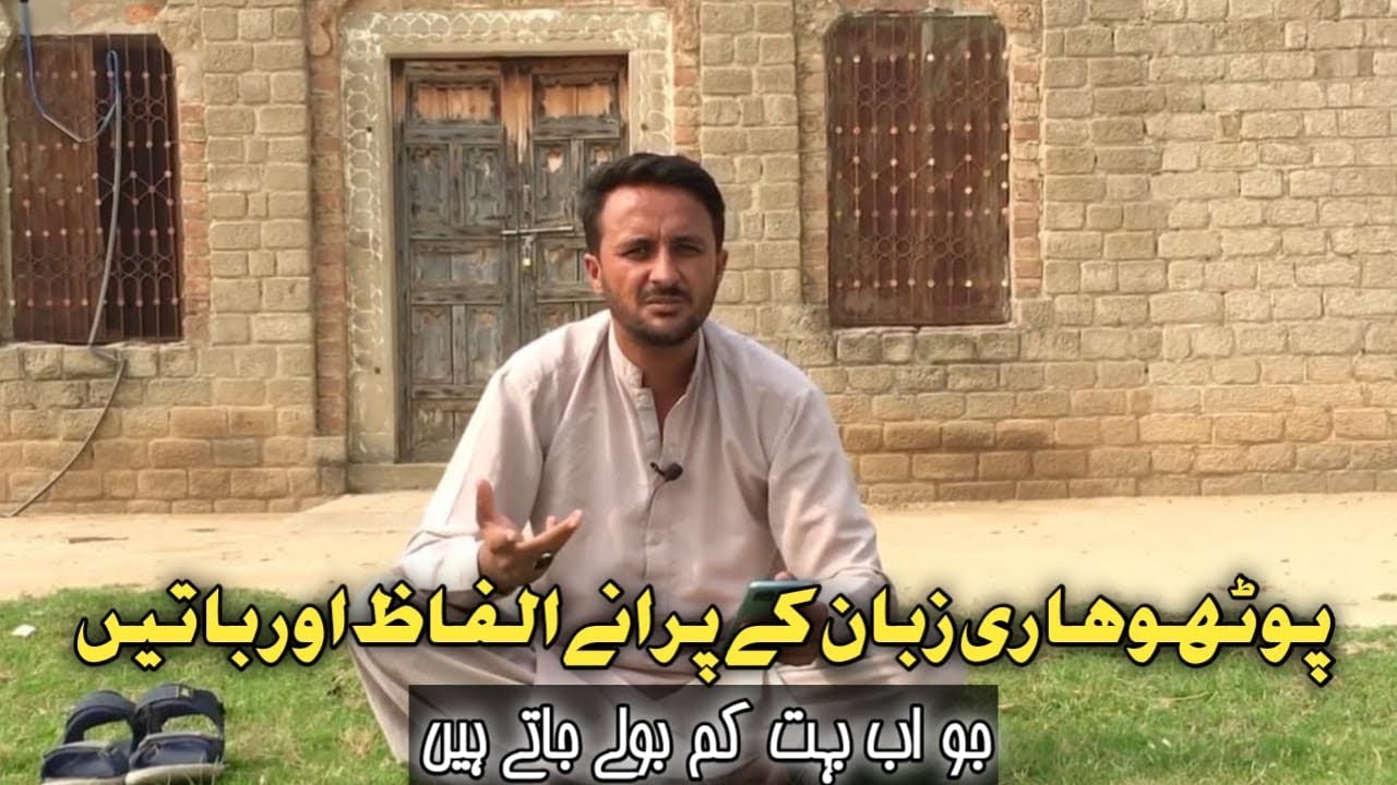 Pothwari Language Old Words And Sentences || Pothwar Old Culture