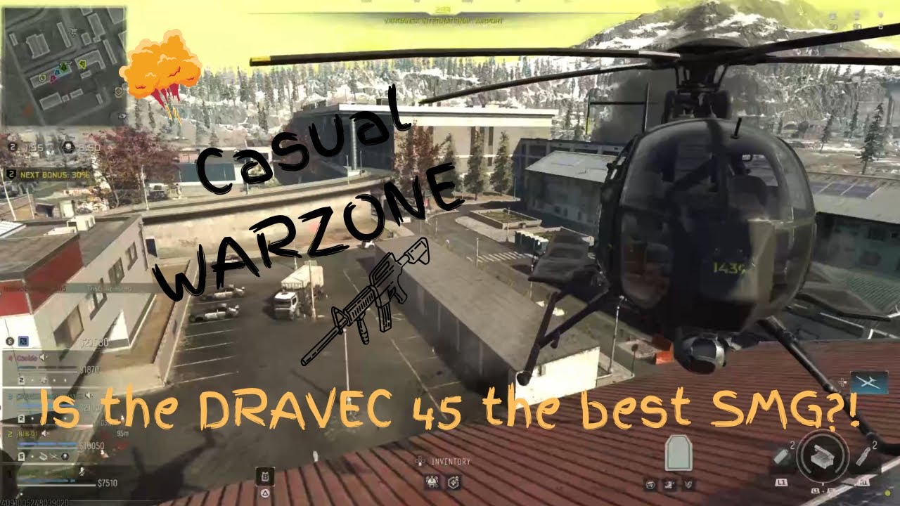 Dravec 45 is a GREAT SMG! WARZONE - casual gaming (Teammates muted 🔇)