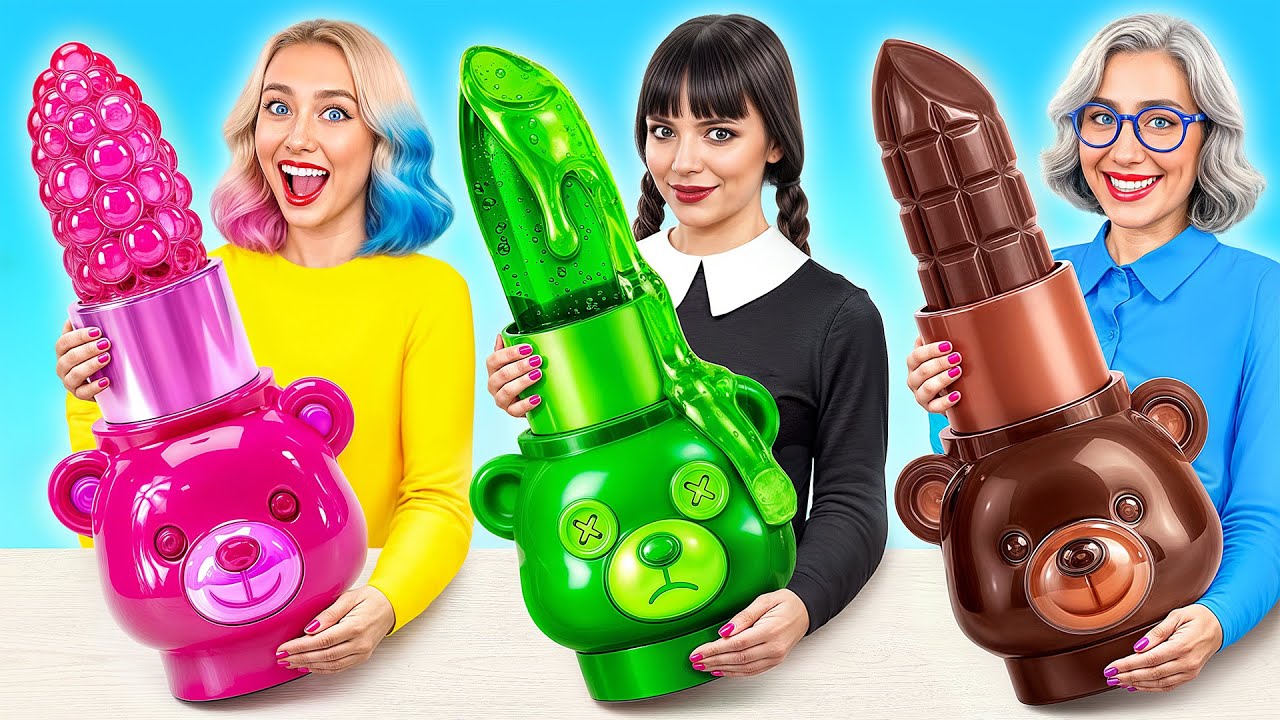 Кулинарный Челлендж: Уэнсдей Против Бабушки | Смешные Кулинарные Трюки от Multi DO Challenge