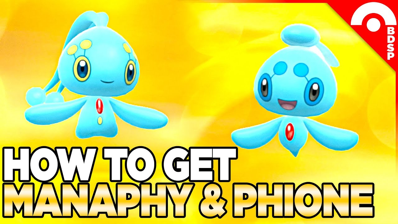 Manaphy, Mystery Gift Function, & Phione in Pokemon Brilliant Diamond & Shining Pearl *OVER*