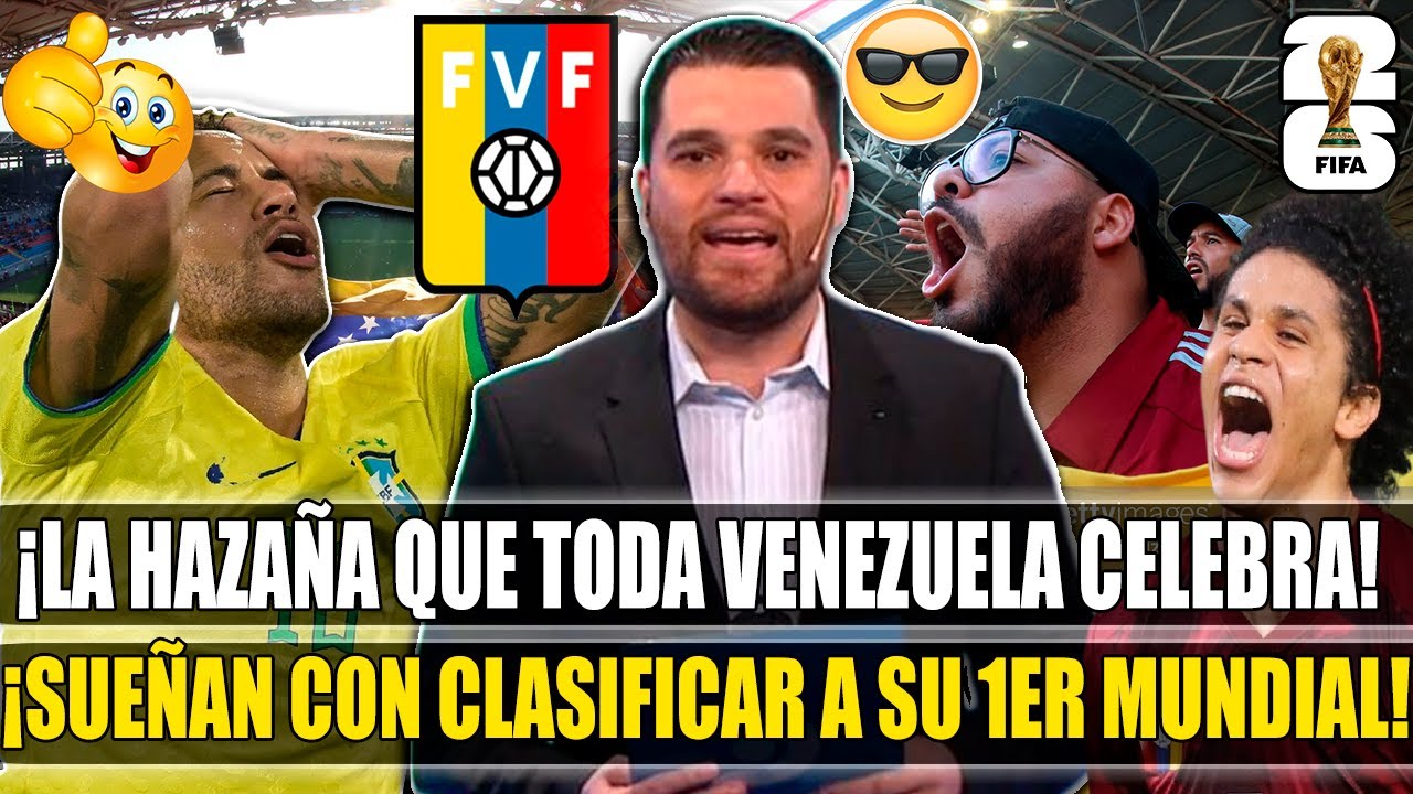 ¡UNA FIESTA EN VENEZUELA! REACCIONES DE LOCURA AL EMPATE HISTORICO DE LA VINOTINTO EN BRASIL