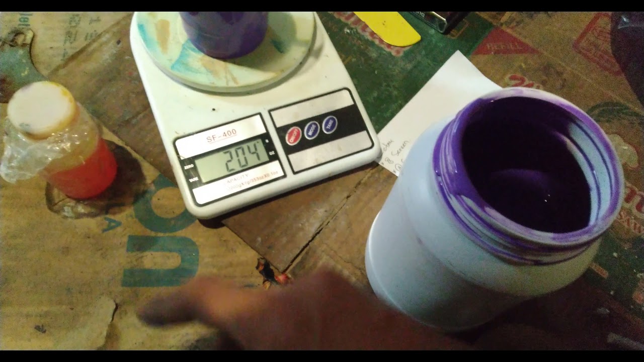 Campuran Emulsi / Obat Afdruk SABLON TX88. #emulsi #sablon #filmsablon #sablonpemula