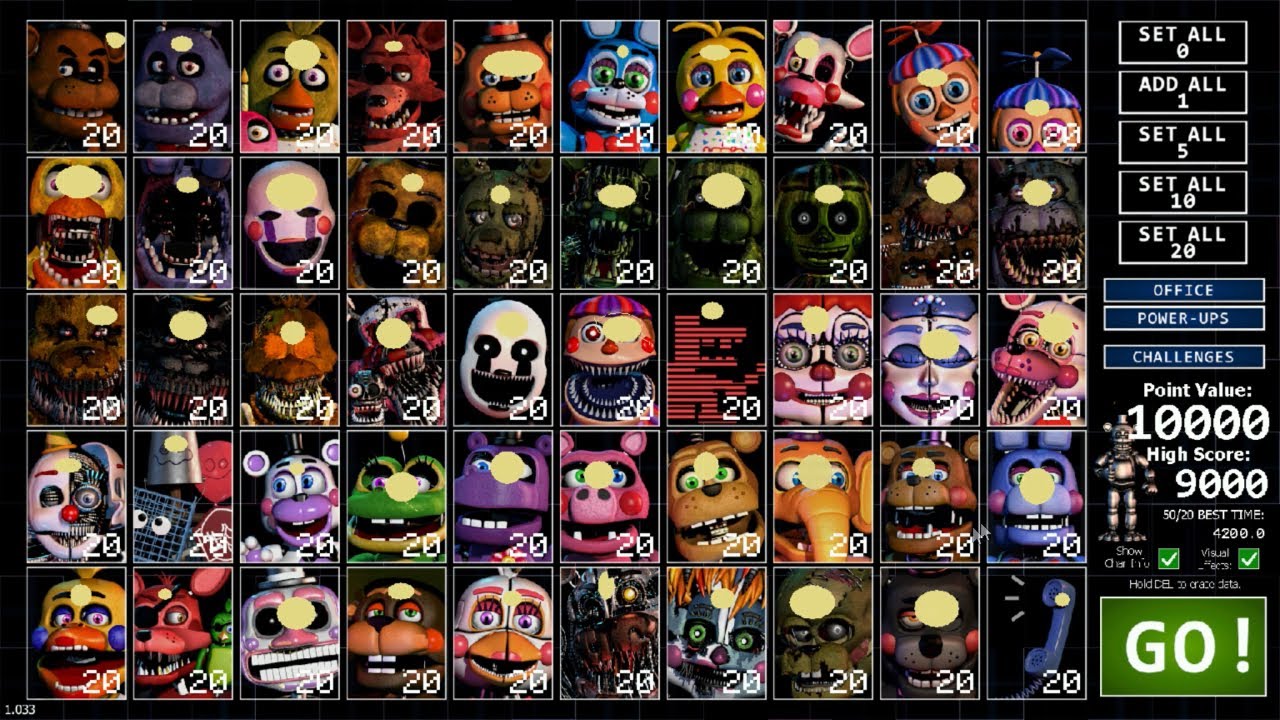Ultimate Custom Night 50/20 beaten by a BOT
