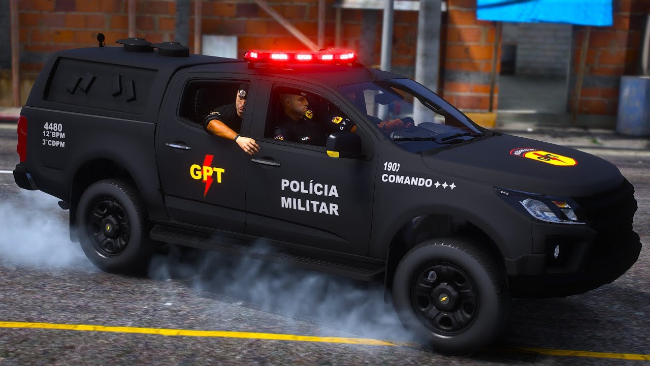 PERSEGUIÇÃO + CONFRONTO GRUPO DE PATRULHAMENTO TÁTICO GPT | GTA 5 POLICIAL