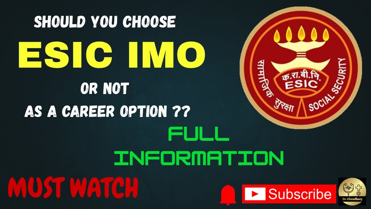 ESIC IMO - Everything You Need to Know ✅😎 l Same Exam for UPSC CMS AND ESIC IMO 😱l RECENT UPDATES🥳